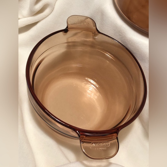 10209 Amber Vision Pyrex Corning Ware 1.5L Quart Sauce Pan Double Boiler w/ Lid - Picture 14 of 16